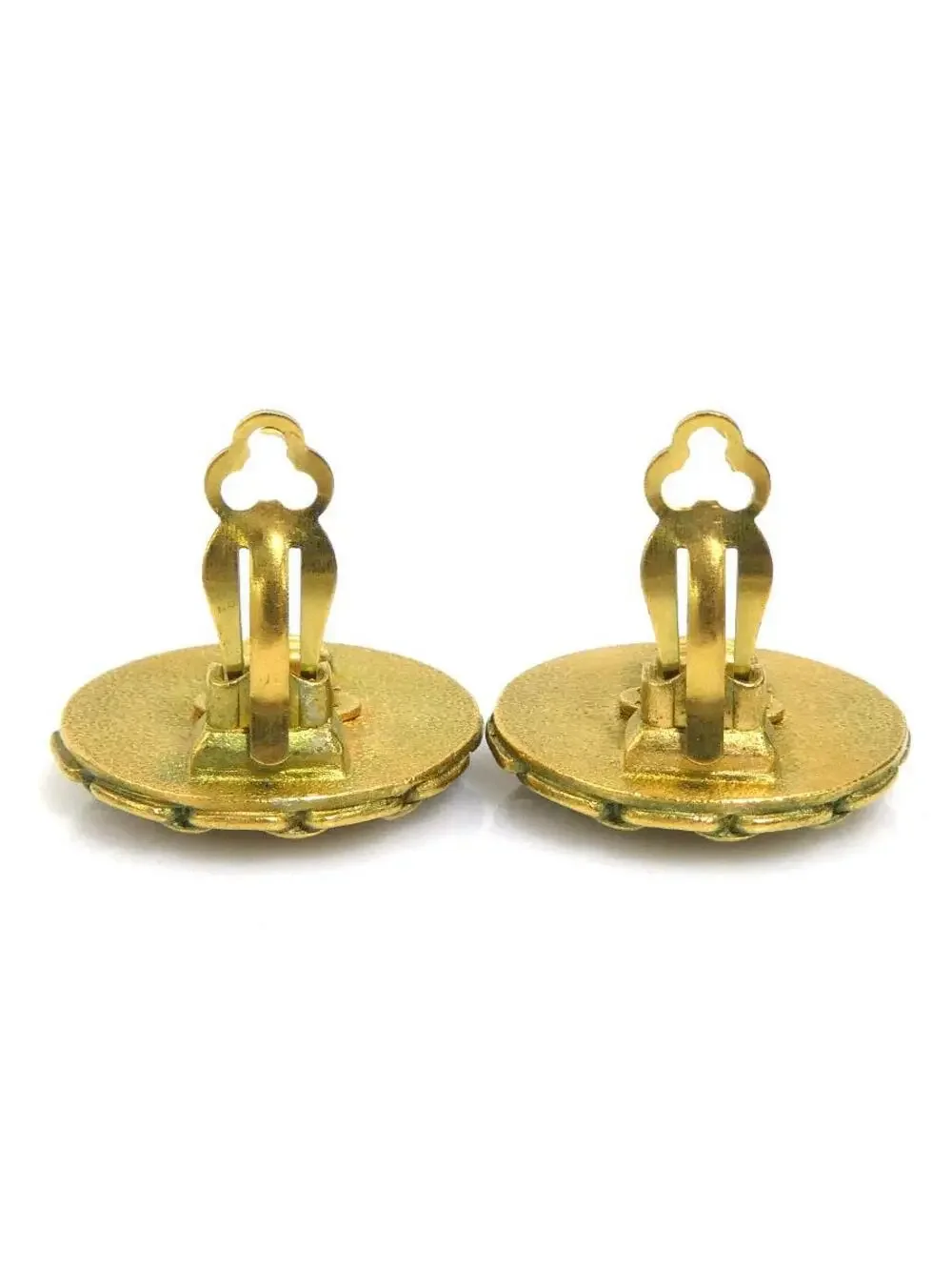 Auth Chanel Vintage Cc Logo Clip On #303076C28B